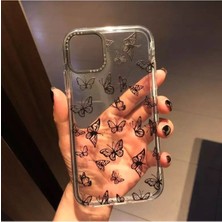 Iphone 8 Uyumlu Kenarlıklı Desenli Şeffaf Kılıf