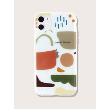 Galaxy Note 9 Uyumlu  Love Is Simple Yazılı Desenli Şeffaf Kılıf