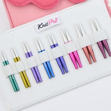 Balım Hobi Knitpro Zing Mini 5cm Değiştirilebilir Misinalı Şiş Seti 47432 + Balım Örgü Evi Şiş Ölçer Hediyeli
