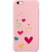 Galaxy S5 Mini Uyumlu Çoklu Kalp Desenli Silikon Kılıf