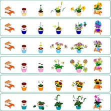 Zuru Max Garden LEGO MNB08000 Saksı Bitkileri Sürprizi 6 Model 151-233 Parça 8+