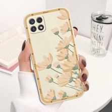 Samsung A10S Uyumlu Renkli Çiçek Desenli Telefon Kılıfı