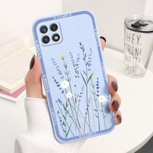 Huaweı Psmart 2021 Uyumlu Renkli Çiçek Desenli Telefon Kılıfı