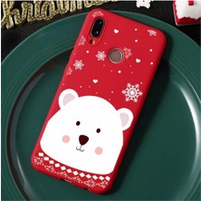 General Mobile Gm8 Go Yılbaşı Özel Tasarım Kırmızı Kılıf