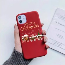 Huawei Y7 2019 Yılbaşı Özel Tasarım Kırmızı Kılıf