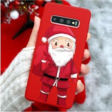 General Mobile Gm5 Plus Yılbaşı Özel Tasarım Kırmızı Kılıf