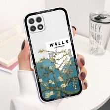 Oppo Realme C3 Uyumlu Renkli Çiçek Desenli Telefon Kılıfı