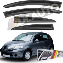 Citroen C3 2003-2009 Hb Cam Rüzgarlığı 4lü