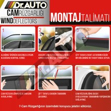 Honda Civic Fc5 2016-2022 Arası Cam Rüzgarlığı 4lü