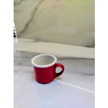Md Verona Kahve Fincanı 5,5 cm 130ML Kırmızı