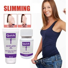 Quickf Hafifliğin ve Inceltilmiş Silüetin 2li Sırrı Jel + 15LI Kaps Bir Arada