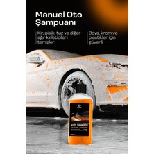 GRASS 2'li Oto Şampuan Seti 2x1L - Elma+Portakal | Fırçasız & Parlatıcı