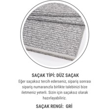 Lidya Bukle Gri Jüt Çizgili Halı – Kaydırmaz, Kadife Dokulu, Kolay Temizlenebilir, Hijyenik ve Modern Tasarım