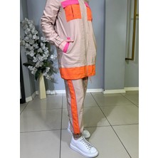 Miaruj Renkli Cepli Trenhcoat