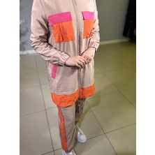 Miaruj Renkli Cepli Trenhcoat