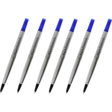 Parker Roller Kalem Refill Bls M Uç Mavi 6 Adet