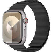 Watch 7 41MM Benks Magnetik Tak Çıkar Silikon Strap Kayış Siyah