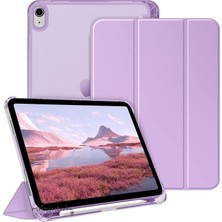 M.TK Moveteck Apple iPad 11. Nesil A16 11inç 2025 Uyumlu Kılıf Akıllı Smart Uyku Modlu Pen Kalem Bölmeli Standlı A3354 A3355 A3356