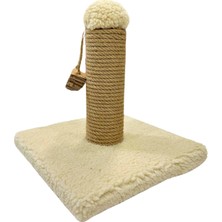 Yavru Kedi Alıştırma Tahtası Tırmalama 24 cm Krem Renk – Tekli ve Kompakt Tasarım, Yavruları Alıştırmak Için, Ideal Boy,