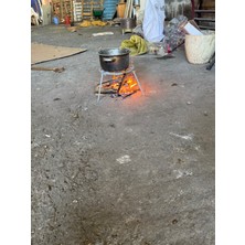 Ateş Üstü Ocak Kamp, Katlanır Üç Ayak Yer Ocağı