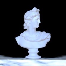 Apollo Büstü (Beyaz)