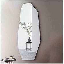 130  cm  Asimetrik Duvar Dekorasyon Aynası - Konsol Üstü Salon Dekorasyon AYNASI-798