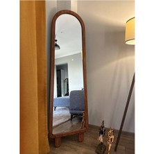 Doğal Masif Ahşap Çerçeveli Boy Aynası 1 -180 x 60 cm