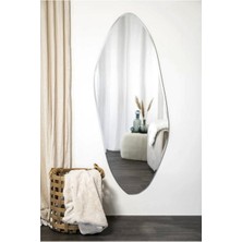 60  cm  Asimetrik Duvar Dekorasyon Aynası - Konsol Üstü Salon Dekorasyon AYNASI-614