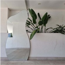 190 x 90 Boy Aynası - Asimetrik Çerçevesiz Özel Tasarım Dekoratif - Pinterest Tasarım