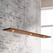 Dekoratif Ağaç El Işçiliği LED Aydınlatmalı Avize - Lüks Avize Aydınlatma 002