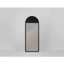 200  cm  Iskandinav Dekoratif Duvar Boy Aynası-Doğal Ahşap Masif Çerçeveli