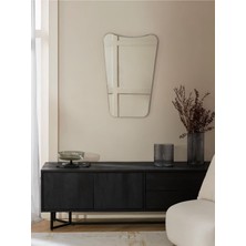 120  cm  Asimetrik Duvar Dekorasyon Aynası - Konsol Üstü Salon Dekorasyon AYNASI-186