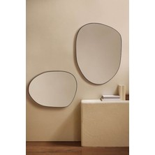 170  cm  Asimetrik Duvar Dekorasyon Aynası - Konsol Üstü Salon Dekorasyon Aynası (Tek Fiyatıdır)-62