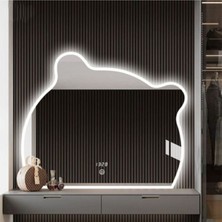 90  cm  Ledli Banyo Aynası-Konsol Makyaj Aynası