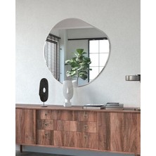 140  cm  Asimetrik Duvar Dekorasyon Aynası - Konsol Üstü Salon Dekorasyon AYNASI-140