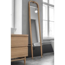 170  cm  Dekoratif Duvar Boy Aynası-Doğal Ahşap Masif ÇERÇEVELI(ÖZELLEŞTIRILEBILIR)-290