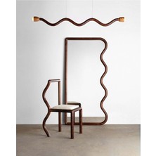 150  cm  Dekoratif Duvar Boy Aynası-Doğal Ahşap Masif ÇERÇEVELI(ÖZELLEŞTIRILEBILIR)-391