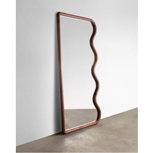 170  cm  Dekoratif Duvar Boy Aynası-Doğal Ahşap Masif ÇERÇEVELI(ÖZELLEŞTIRILEBILIR)-378