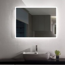 80  cm  Ledli Banyo Aynası-Konsol Makyaj Aynası