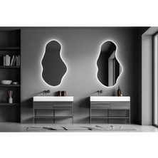 60  cm  Ledli Banyo Aynası-Konsol Makyaj Aynası