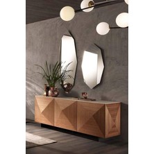 90  cm  Tasarım Duvar Dekorasyon Aynası - Konsol Üstü Salon Dekorasyon Aynası(Tek FIYATIDIR)-955