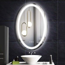 90  cm  Ledli Banyo Aynası-Konsol Makyaj Aynası