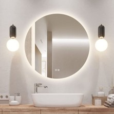 70  cm  Ledli Banyo Aynası-Konsol Makyaj Aynası