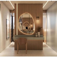 80  cm  Ledli Banyo Aynası-Konsol Makyaj Aynası