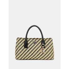 Guess Kadın Siyah Simona Küçük Satchel Çanta