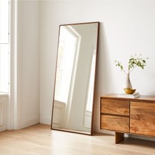180 x 80  cm  Doğal Ağaç Çerçeveli Boy Aynası - 2