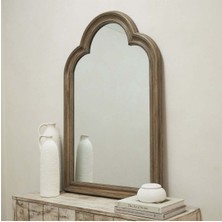 120 x 80  cm  Dekoratif Tasarım Ahşap Konsol Üstü Duvar Aynası - Pinterest Duvar Dekor Aynası - 51