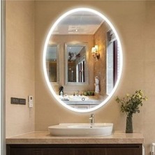 80  cm  Ledli Banyo Aynası-Konsol Makyaj Aynası