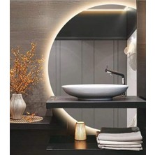 80  cm  Ledli Banyo Aynası-Konsol Makyaj Aynası