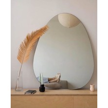 120  cm  Asimetrik Duvar Dekorasyon Aynası - Konsol Üstü Salon Dekorasyon AYNASI-513